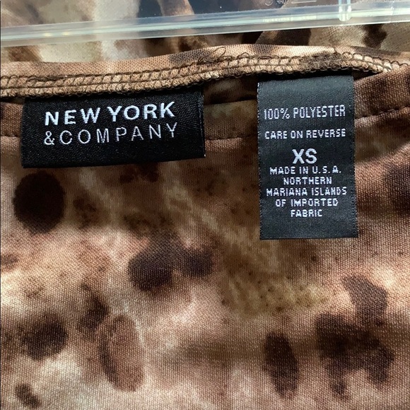 Leopard skirt-shin length - Picture 2 of 2